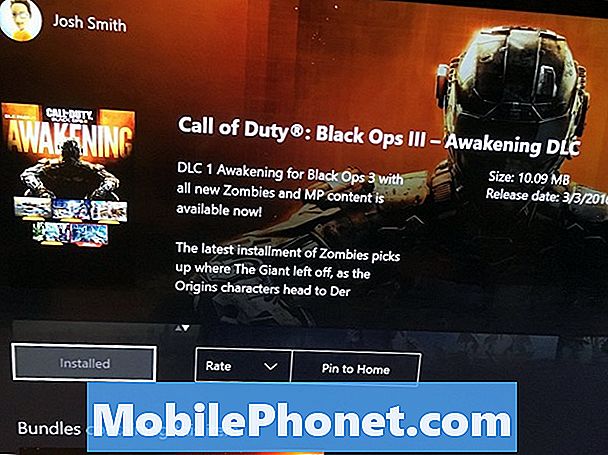 כיצד להוריד התעוררות Xbox One Black Ops 3 DLC מוקדם