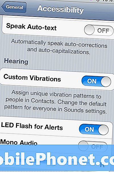 Kako postaviti indikator treptanja (sorti) na iPhone 4S