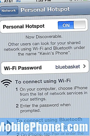 วิธีเปลี่ยน iPhone ให้เป็น Personal Hotspot (AT&T เท่านั้น)