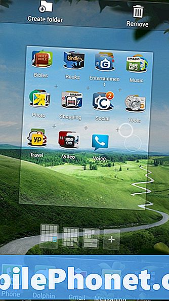 Miten järjestää App Icons Samsung Galaxy S4