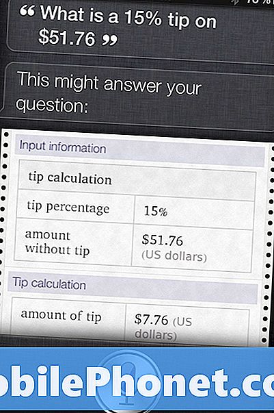 Hur man beräknar och delar tips med Siri