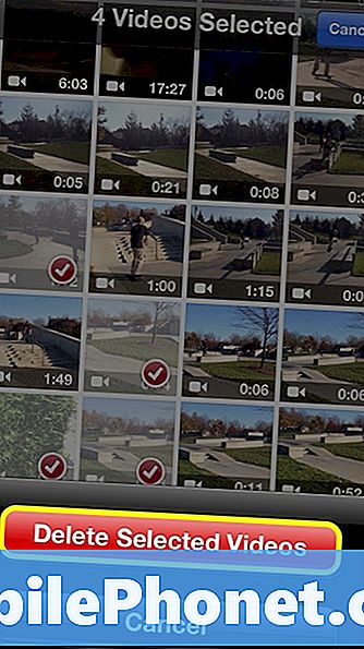 Jak najít a odstranit videa z iPhone Camera Roll