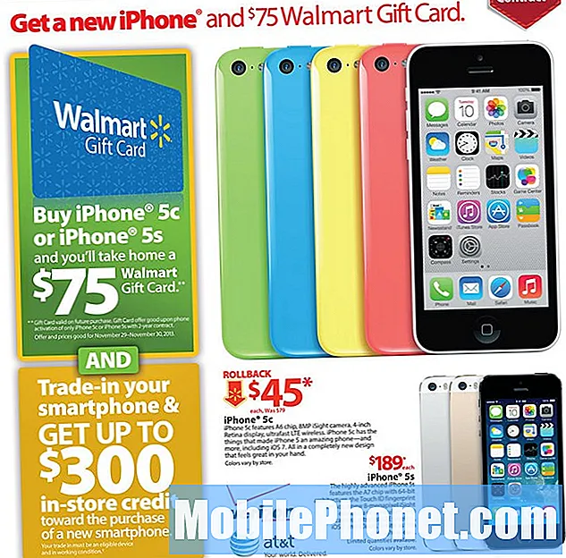 Walmart Black Friday 2013 광고에 놀라운 iPhone 5s 할인이 포함됨
