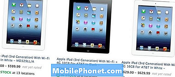 Cách tìm iPad mới (Thế hệ thứ 3) trong kho tại Cửa hàng địa phương