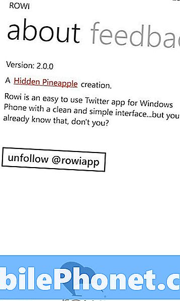 Windows Phone Twitter Client - Preview Rowi 2.0 Beta [Video]