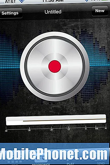 iAudition 2.0 מקליט ומעלה MP3 מ- iPhone
